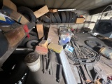 Assorted Tires, Shop Vac, Contents in Loft