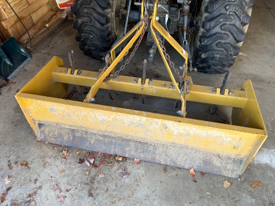 5ft Land Pride Scrapper Box with Teeth, 3pt