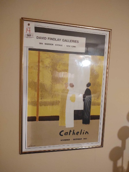 Cathelin Art Show Framed Poster