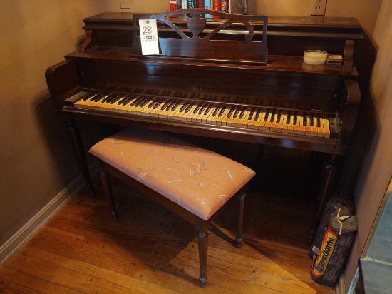 Cable Upright Piano w/ Bench