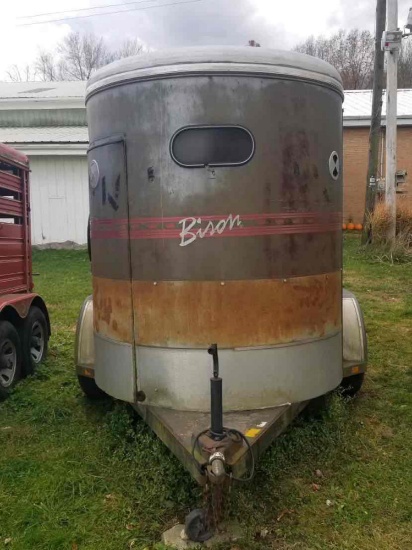 1995 Bison Two Horse Trailer