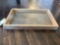 Wormy Chestnut Serving Tray with Barn Slate Insert