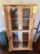 Reclaimed Hickory Glass Front Cabinet