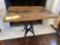 Wormy Reclaimed Barn Wood Side Table