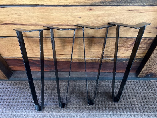 (4) Metal Coffee Table Legs