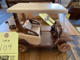 Amish Made Solid Wood Model Golf Cart