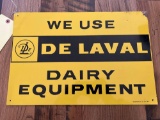 DeLaval Dairy Equipment Metal Sign