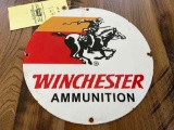 Porcelain Winchester Ammunition Sign