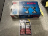 New Bosch 18v Drill and Impact Set and New Bit Set