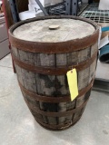 Large Vintage Wine Barrel