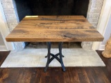 Wormy Reclaimed Barn Wood Side Table