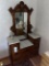 Victorian Vanity Dresser with Mirror LAMPS NOT INCLUDED