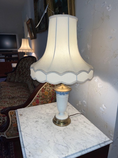 (2) Wedgewood Lamp