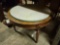round table with large piece of marble