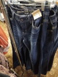 Zenim mid low jeans, bid x 4