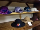 Ladies hats, bid x 7