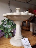 Resin bird bath