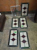 6pc stained glass