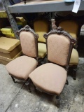 4 victorian chairs