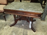 marble top table