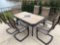 (6) Patio Chairs and Patio Table