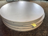 (5) Office Star Round 5' Folding Tables