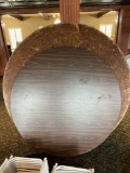 (3) Assorted Wood Round Tables