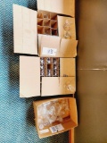 3 Boxes of Wine Glasses and Vases