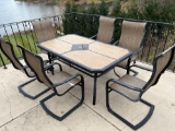 (6) Patio Chairs and Patio Table
