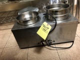 stainless steel double warmer