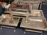 (5) Warming Trays With Lids