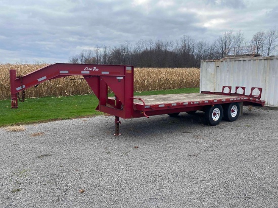 2002 Corn Pro 21ft gooseneck trailer