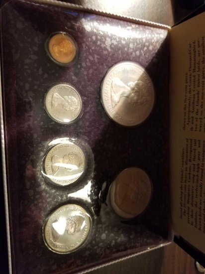1973 first official coinage of the British Virgin islands