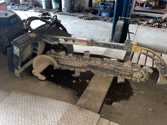 Bobcat LT102 quick tach hydraulic trencher