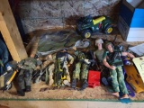 action figures and accessories