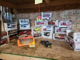 TSC die-cast banks, general lee, die cast trucks