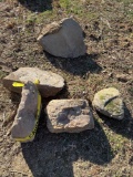 (5) large stones