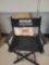 Pair of Kohler engine director chairs, one in original boxes