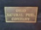 Ohio Natural Fuel Company brass plaque