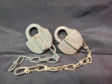 Pair of Adlake W&LE railroad locks without keys
