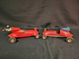 Thimble Drome Prop Rod cars, one with engine