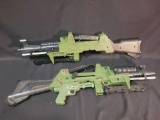 Topper Johnny Seven Oma toy guns, one missing pistol, 1960s