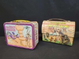 The Road Runner and Grizzly Adams lunch boxes