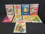 Group of 9 vintage comics, 10 and 12c