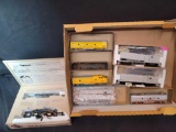Group of HO shells, dummys and WM locomotive for parts