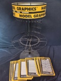 Model Graphics letters and numbers with metal display