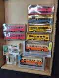 Wiking foreign buses and HO American Precision Models