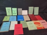 Group of assorted Western Maryland, Chessie, Penn RR books and vintage memorabilia