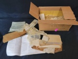 Box of early Railroad correspondence and letters, some from Wooster Ohio