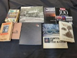 Group of RR related hardback books, Portraits, boxcar brigade, railroad folklore